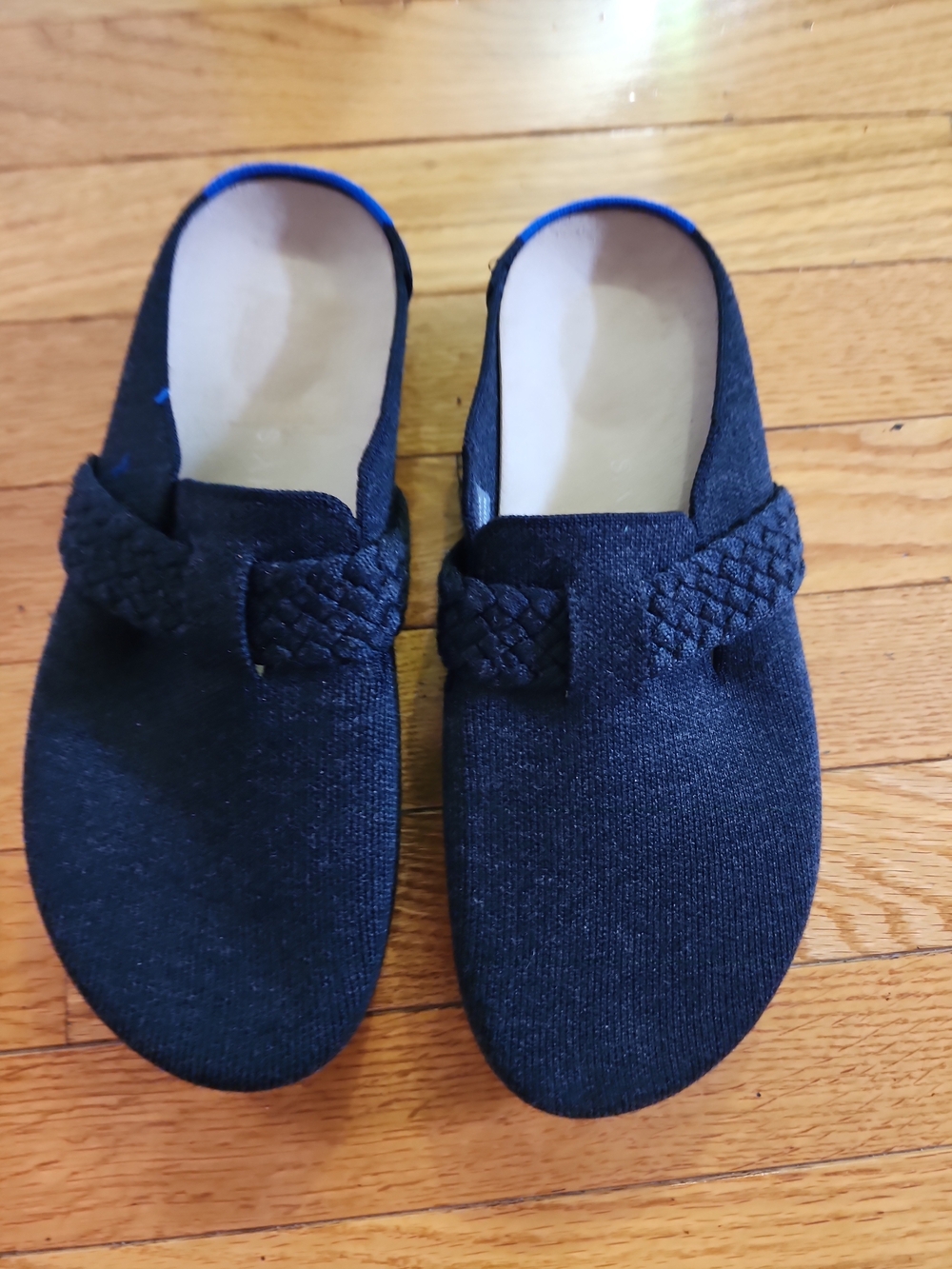 Rothy's The Braid Clog Soft Black Slip-On Casual Mules